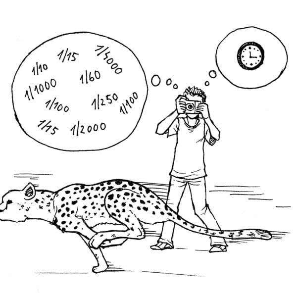 fotografování ISO a čas